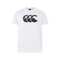 White-Black - Front - Canterbury Mens Logo T-Shirt