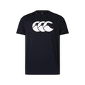 Black-White - Back - Canterbury Mens Logo T-Shirt