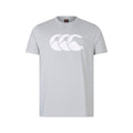 Grey-White - Front - Canterbury Mens Logo T-Shirt