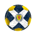 Yellow-White-Dark Blue - Front - Scotland FA Crest Soft Mini Football