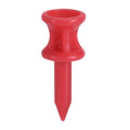 Red - Back - Pure2improve Step Plastic Golf Tees (Pack of 25)