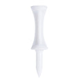 White - Back - Pure2improve Step Plastic Golf Tees (Pack of 25)