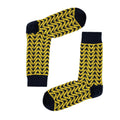 Yellow-Black - Back - Arsenal FC Mens SicSock Socks