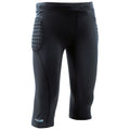 Black - Front - Precision Childrens-Kids Goalkeeper Thermal Bottoms