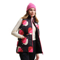 Shadow-Pink - Side - Regatta Womens-Ladies Orla Kiely Elm Leaf Gilet