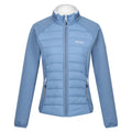 Coronet Blue-White - Front - Regatta Womens-Ladies Clumber V Hybrid Jacket