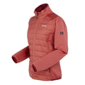 Mineral Red-Rumba Red - Side - Regatta Womens-Ladies Clumber V Hybrid Jacket