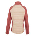 Peach Parfait-Mineral Red - Back - Regatta Womens-Ladies Clumber V Hybrid Jacket