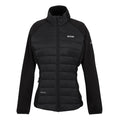 Black - Front - Regatta Womens-Ladies Clumber V Hybrid Jacket