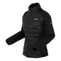 Black - Side - Regatta Womens-Ladies Clumber V Hybrid Jacket