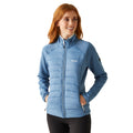 Coronet Blue-White - Lifestyle - Regatta Womens-Ladies Clumber V Hybrid Jacket