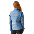 Coronet Blue-White - Pack Shot - Regatta Womens-Ladies Clumber V Hybrid Jacket