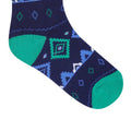 Vivid Green-Moonlight Denim - Lifestyle - Dare 2B Childrens-Kids Fair Isle Ski Socks