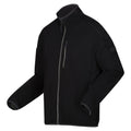 Black-Agave Green Marl - Side - Regatta Mens Kassam Marl Full Zip Fleece Jacket