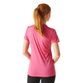 Flamingo Pink - Pack Shot - Regatta Womens-Ladies Fingal V Neck T-Shirt
