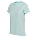 Bleached Aqua - Side - Regatta Womens-Ladies Fingal V Neck T-Shirt