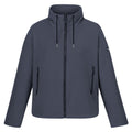 Navy - Front - Regatta Womens-Ladies Ashlynn Knitted Fleece Jacket