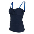 Navy-Brightest Blue - Side - Regatta Womens-Ladies Aceana III Tankini Top