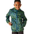 Moroccan Blue - Lifestyle - Regatta Childrens-Kids Scratch Packaway Waterproof Jacket