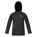 Black - Front - Regatta Childrens-Kids Calderdale II Waterproof Jacket