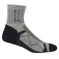 Navy-Dark Steel - Side - Regatta Mens Active Outdoor Socks (Pack of 2)