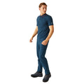 Moonlight Denim - Front - Regatta Mens Forley Polo Shirt