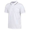 White - Side - Regatta Mens Forley Polo Shirt