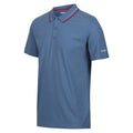 Coronet Blue - Side - Regatta Mens Forley Polo Shirt