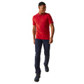 Danger Red - Front - Regatta Mens Forley Polo Shirt