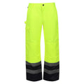 Yellow - Front - Regatta Mens Pro Hi-Vis Cargo Trousers