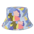 Green Milieu - Side - Regatta Womens-Ladies Abstract Floral Reversible Bucket Hat