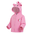 Sweet Pink - Side - Regatta Childrens-Kids Luna The Unicorn Waterproof Jacket