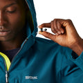 Moroccan Blue-Citron Lime - Lifestyle - Regatta Mens Bosfield II Waterproof Jacket