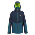 Moroccan Blue-Navy - Front - Regatta Mens Bosfield II Waterproof Jacket