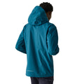 Moroccan Blue-Citron Lime - Back - Regatta Mens Bosfield II Waterproof Jacket