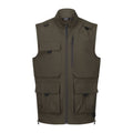 Dark Khaki - Front - Regatta Mens Travel Light Packaway Gilet