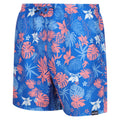 Oxford Blue - Side - Regatta Mens Loras Family Hawaiian Swim Shorts