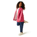 Flamingo Pink - Pack Shot - Regatta Childrens-Kids Beylina Waterproof Jacket