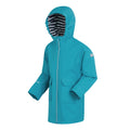 Tahoe Blue - Side - Regatta Childrens-Kids Beylina Waterproof Jacket