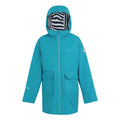 Tahoe Blue - Front - Regatta Childrens-Kids Beylina Waterproof Jacket