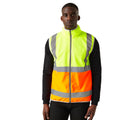 Yellow-Orange - Front - Regatta Mens Pro Full Zip Hi-Vis Vest