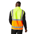 Yellow-Orange - Back - Regatta Mens Pro Full Zip Hi-Vis Vest