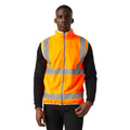 Orange - Front - Regatta Mens Pro Full Zip Hi-Vis Vest