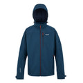 Moonlight Denim-Tangerine Tango - Front - Regatta Mens Arana Waterproof Soft Shell Jacket