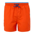 Tangerine Tango - Front - Regatta Childrens-Kids Skander III Plain Swim Shorts