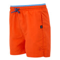 Tangerine Tango - Side - Regatta Childrens-Kids Skander III Plain Swim Shorts