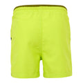 Wild Lime - Back - Regatta Childrens-Kids Skander III Plain Swim Shorts