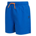 Oxford Blue - Side - Regatta Childrens-Kids Skander III Plain Swim Shorts