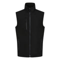 Black-Seal Grey - Front - Regatta Mens Navigate Softshell 2 Layer Body Warmer