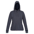 Navy-White - Front - Regatta Womens-Ladies Bayletta Full Zip Hoodie